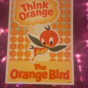 ORANGE BIRD BASKET ORANGES 2 MAGNET SET BRAND NEW 4x6!!